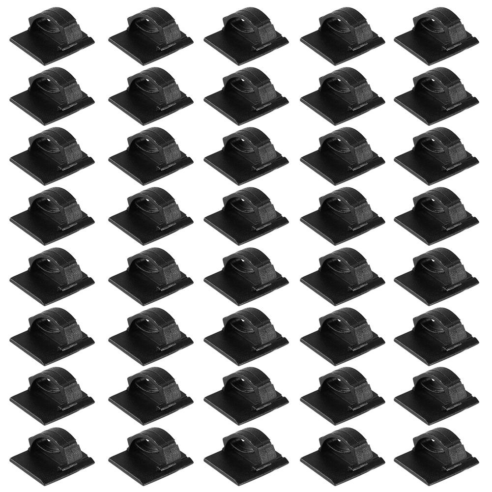 40 Pcs Auto Cord Fixed Clips Car GPS Data Cable Light Cord Decorative Wire Fixing Organizer