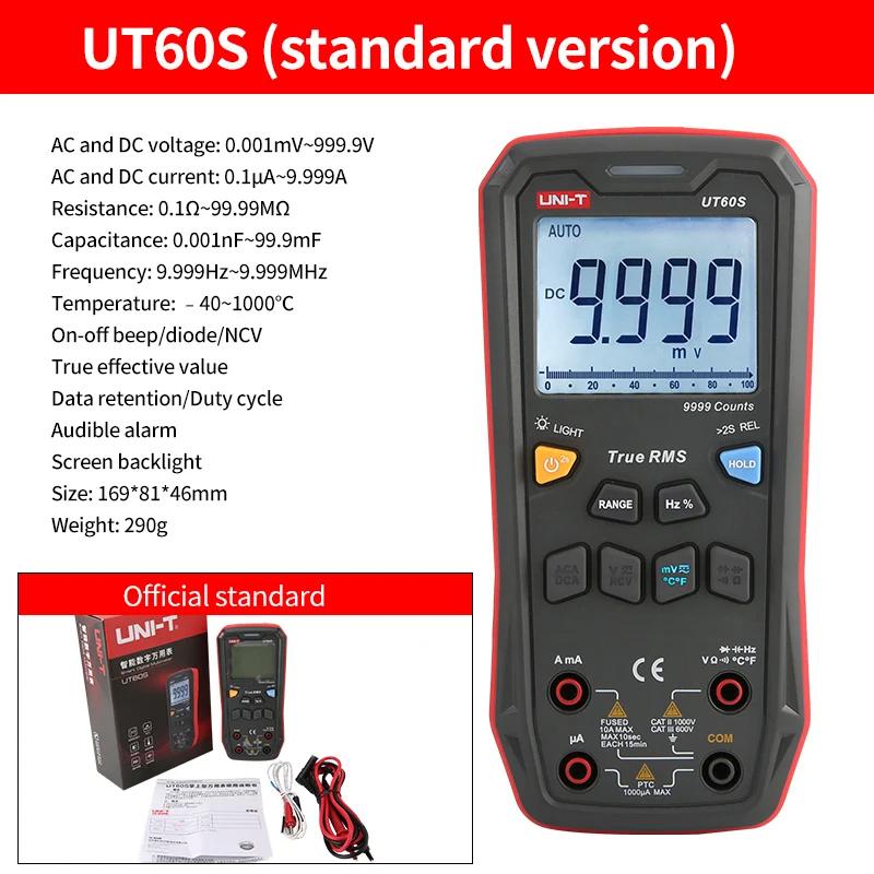 UNI-T Digital Multimeter Professional AC DC Electrical Multi Meter UT890C UT890D+ UT89X UT89XD UT161E UT61B+ UT61D+ UT61E Plus