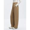 PEACEBIRD Women's High-Waisted Wide-Leg Casual Trousers