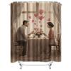 Romantic Couple Waterproof Shower Curtain For Bathroom, Warm Home Decoration, Ideal Gift For Valentine'S Day