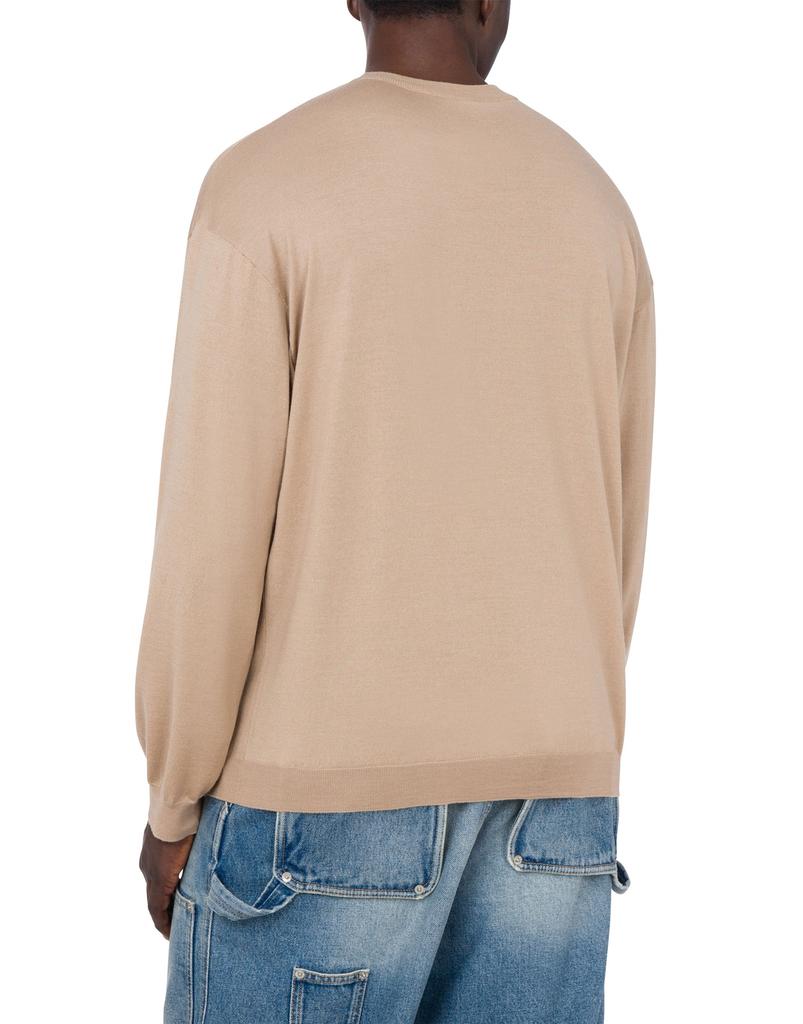 MOSCHINO Golden M Wool And Silk Pullover Knit