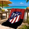 Atletico Football Club Printed Microfiber Beach Towel, Soft And Absorbent, Quick-Dry, Ideal for Summer Travel, Beach Essential, Swimming Pool