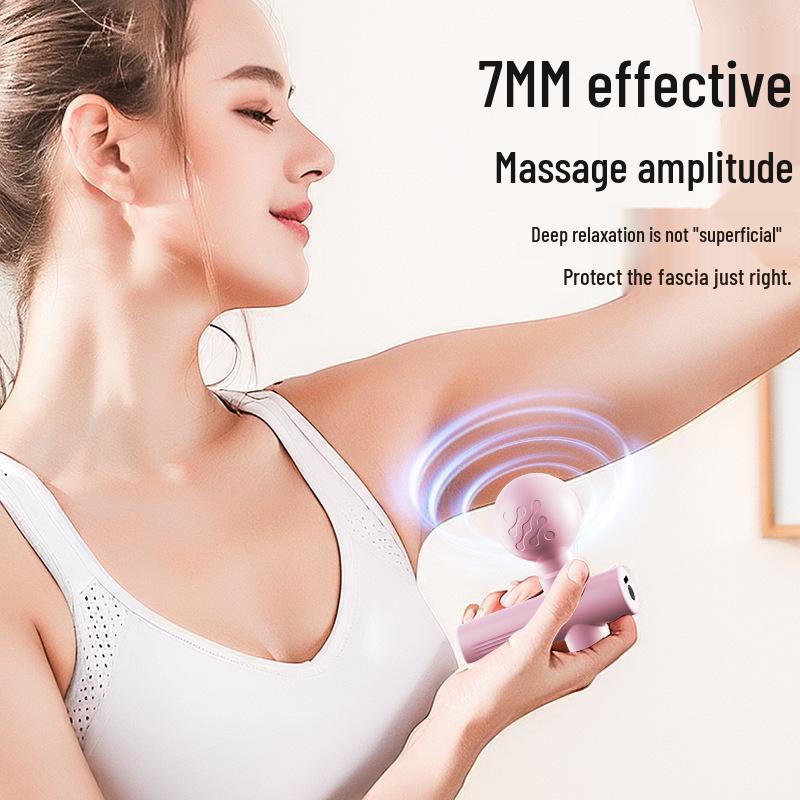 Compact Fascia Handheld Muscle Massager - Portable Electric Neck and Fitness Vibration Gun