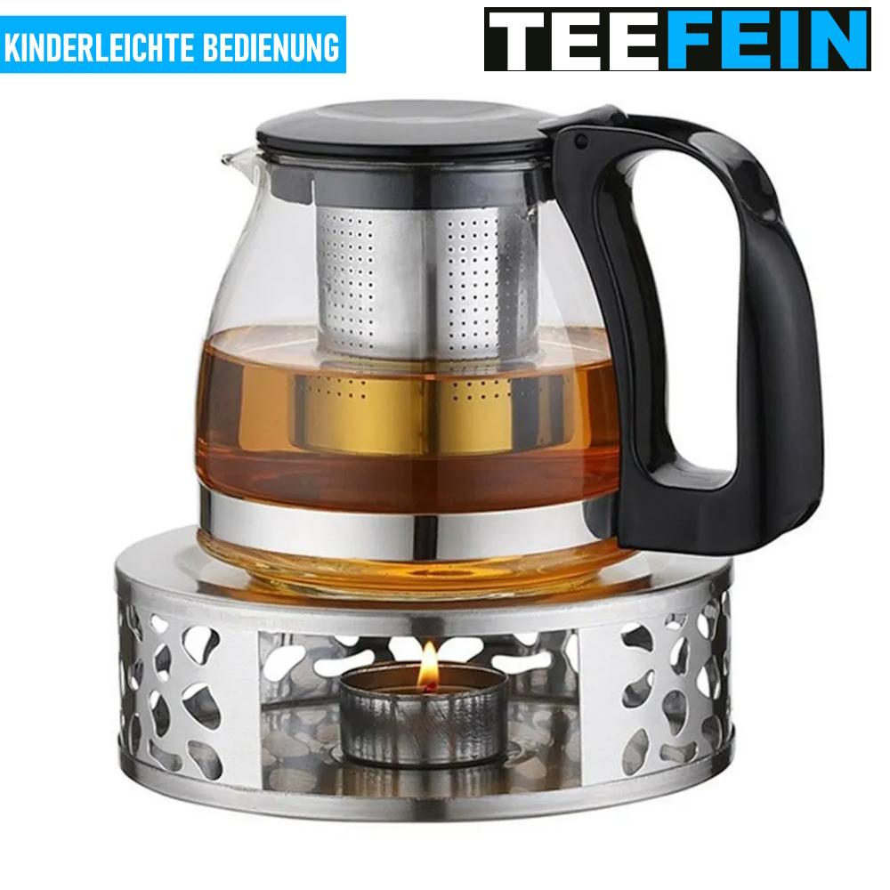 TEEFEIN Tea Warmer Stainless Steel Teapot Warmer Tea Coaster Coffee Warmer