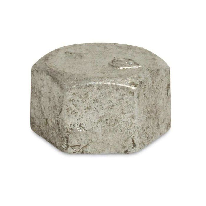 Raccord Fileté Fonte Malléable, Capuchon Hexagonal 3/8