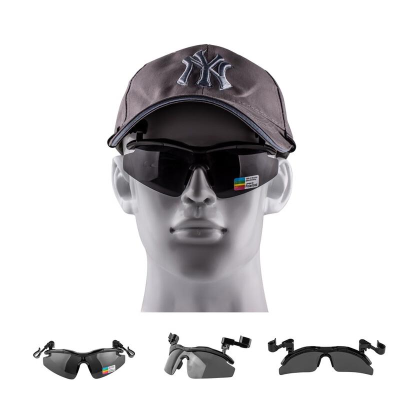 Polarized Flip-up Clip-on Sunglasses for Golf & Fishing