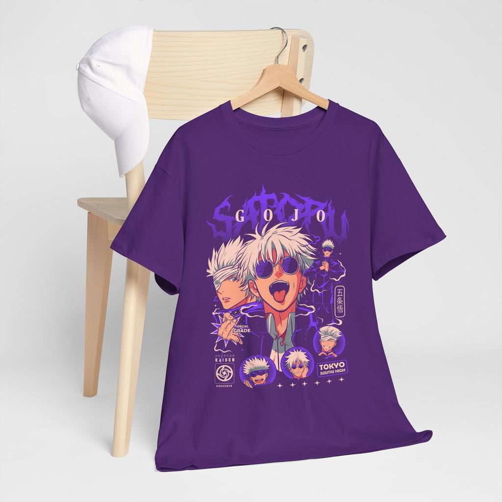 Casual Graphic Tee Unisex Gojo Satoru Jujutsu Kaisen T-Shirt Mahito Horror Anime Funny Gift Shirt cartoon