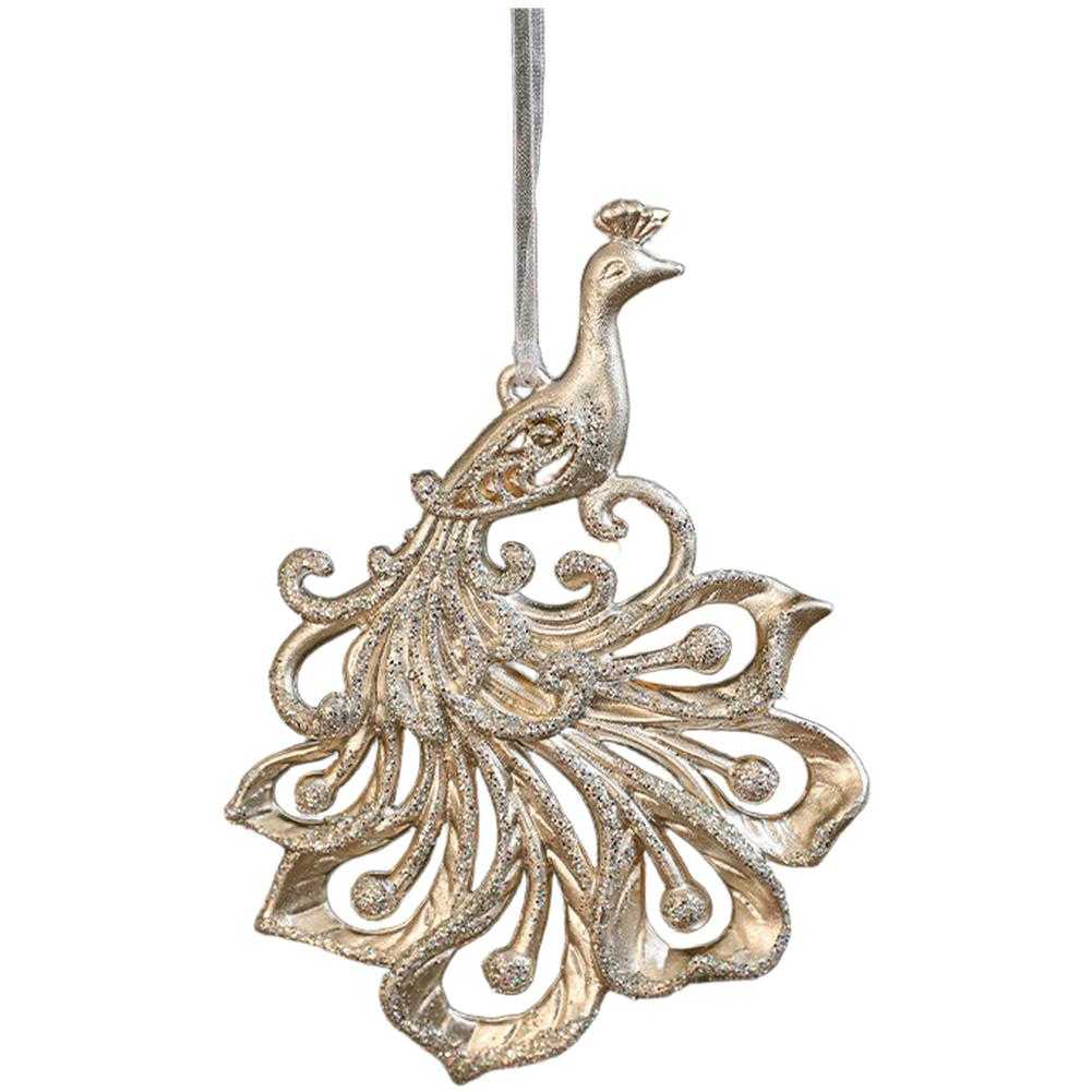 

Charming Christmas Decor Indoor Decor Tree Decor A 11.5*1.2*11.5cm Glitter Pendant Reindeer Style Angel Design