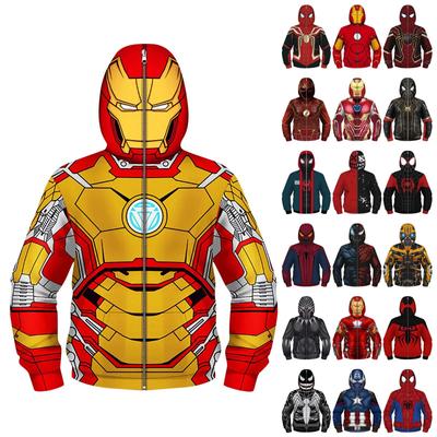 Kids Role Play Masked Long Sleeve Kids Sweatshirt Digital Printing