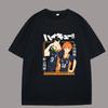 2025 Anime Haikyuu T Shirts Shoyo Hinata Printed T-shirt Summer Y2k Short Sleeve Bottom Shirt Yu Nishinoya 100% Cotton T-shirts