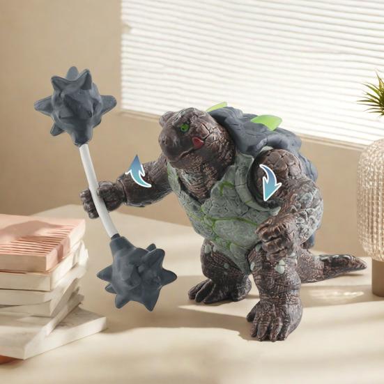 Simulated Sasquatch Figurine PVC Savage Werwolf Animal Model Statue Sculpture Educational Toy Home Office Desktop Decoration Ornament