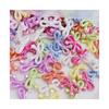 100pcs Mixed  UV Bowknot Spacer Beads Cute Acrylic Beads for Jewelry Making Diy Bracelet Necklace Phone Chain Handmade Supplies