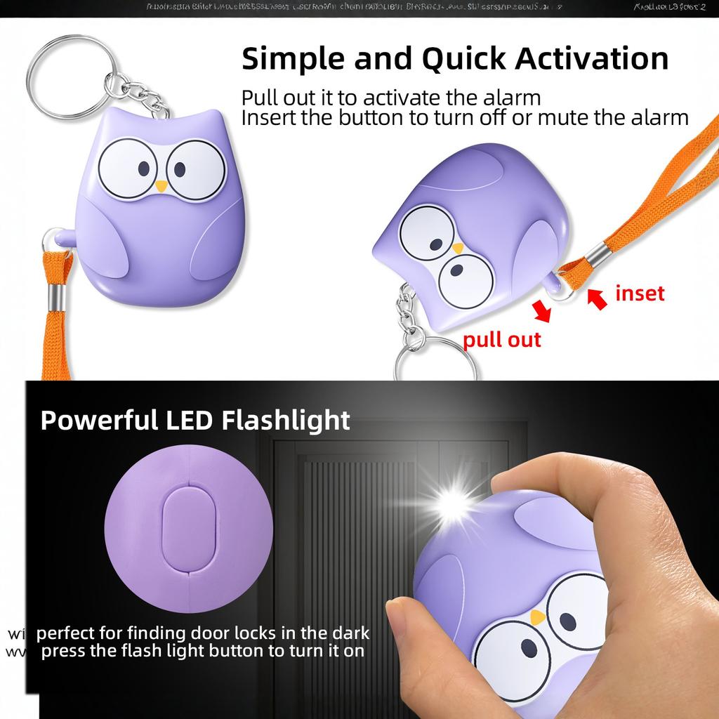 Personal Safety Alarm Self Emergency Alert for Women Kids Students