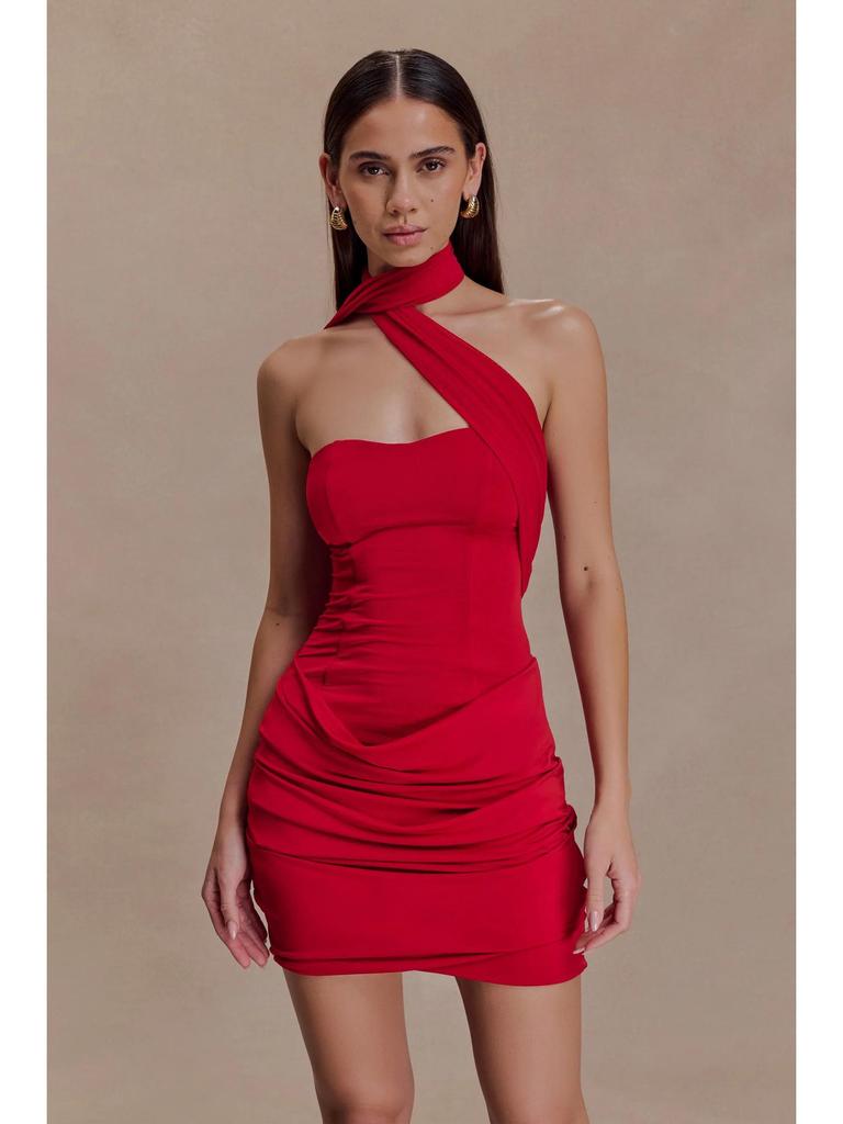 2026 Summer Strapless Bandage Evening Gown Dress for Women