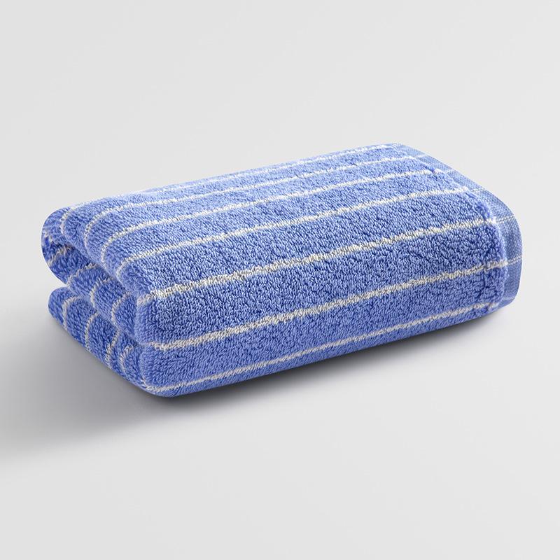 

Pure Cotton Adult Towel Pinstripe Face Bath Towel Thickened Gift Idea Towel Durable Durable Useful Useful Safe 34*75CM