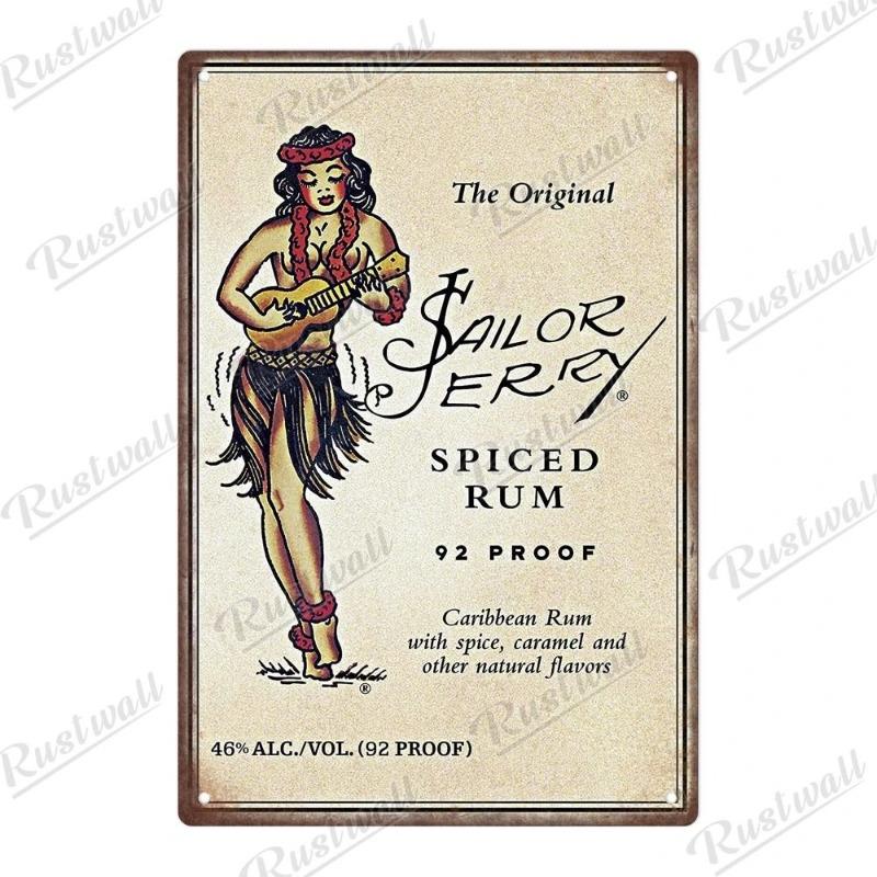 Vintage Beer Metal Sign, New Year Pub Decor Plaque