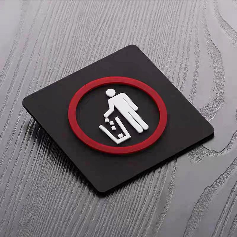 Znak WIFI 10x10cm Znak zakazu palenia ZNAK SYSTEMU CCTV Akrylowa tablica znakowa
