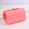 Women Handbag with Chain Strap Heart Clasp Mini Crossbody Bag Girls Cute Crossbody Purse for Street Dating Shopping