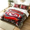 Juego de Funda Nórdica de 3 Piezas Kansas City Chiefs Sencillo Moderno Juego de Ropa de Cama Resistente a las Arrugas Tejido Suave Uso en Todas las Estaciones un regalo perfecto