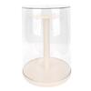 Doll Rotating Clear Display Case Transparent Figures Doll Protective Storage Box for Doll Collection