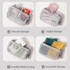 Casual Nylon Storage Pouch With Zipper Hand-held Cosmetic Bag Multipurpose Mesh Mesh Pouch Travel