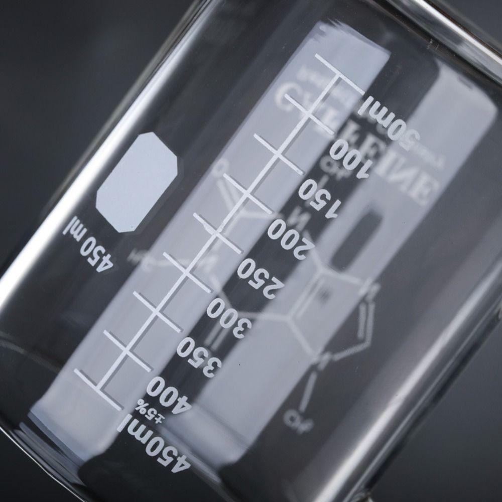 Transparent Coffee Mug Heat-resistant Tea Cup Drinkware Glass Graduated Cup  Juice