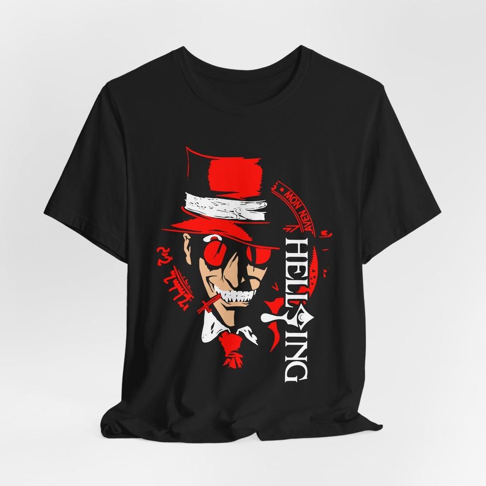 

Hellsing Dark Elegance – Graphic Unisex TShirt with Iconic Gothic Artwork Unisex T-Shirt XXXXL