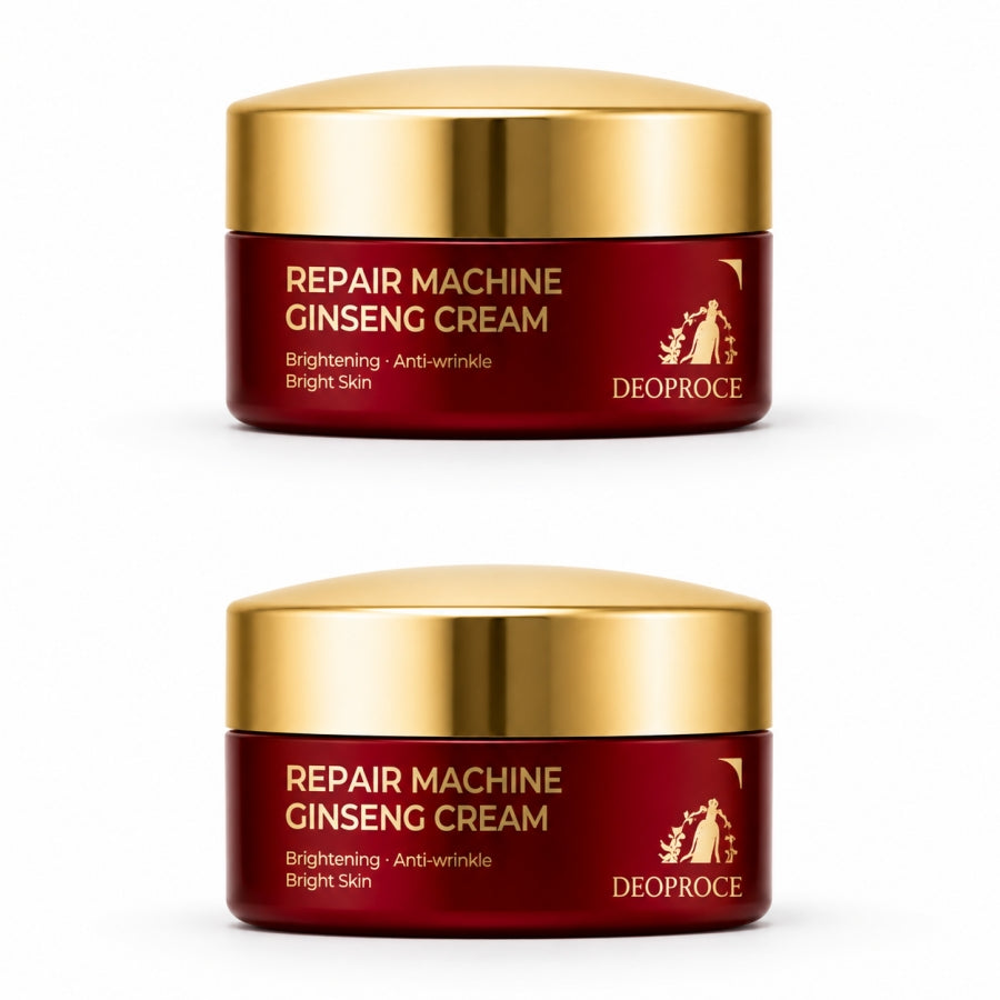 Deoproce Repair Machine Ginseng Cream 100g*1Pc/2Pcs/4Pcs