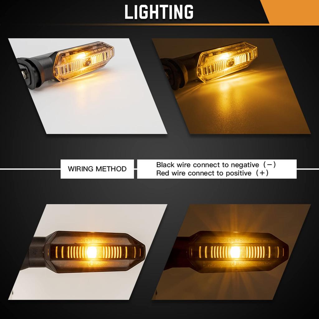 HEIYE 2pcs LED Turn Signal Indicator Replacement for CLICK 125 I CLICK 150 I