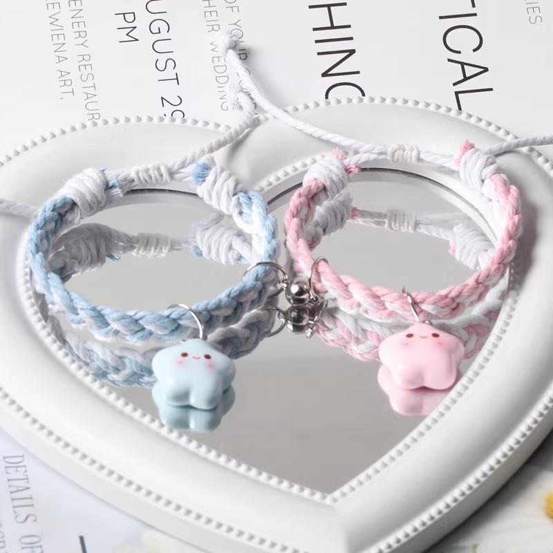 Adorable Star Magnetic Couple Bracelet - Perfect Gift for Besties or Boyfriend