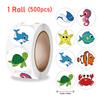 5001000Pcs Round Animal Fish Star Stickers Adorable Incentive Sticker Party Decoration Teacher Reward Encouragement Motivationa