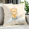 Cartoon BButterbeared Cushion Cover Cushion Cover Set Pcs x x x Pillowcase Decorative Sofa Home Decor