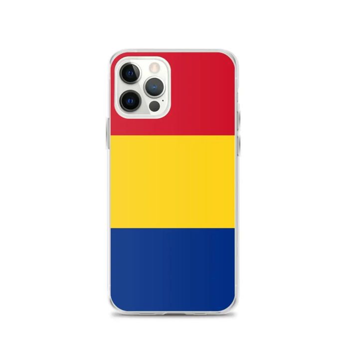 Coque Télephone Drapeau Roumanie - iPhone 12 Pro