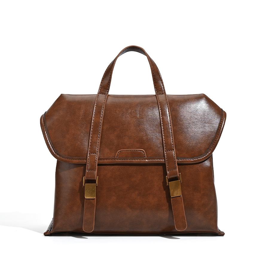 Light Luxury British Retro High End Backpack for Women's New Style College Style Hand Held Briefcase Large Capacity Backpack