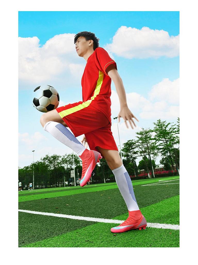 Unisex Cross-Border Low-Top Football Shoes: Youth/Men's/Women's Long or Multi-Studs, Kids' Training, In Stock