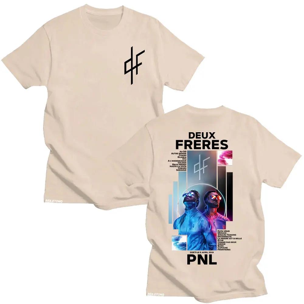 

French Rapper PNL Le Monde Chico Album Graphic Tshirt Unisex Women Fashion Hip Hop Short Sleeve Tshirt Cotton Casual T Shirts Top 4XL