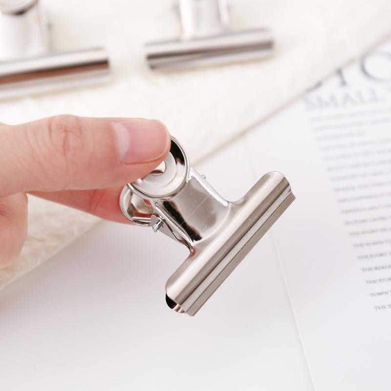 Multi-functional Stainless Steel Long Tail Clip for Snack Sealing, Documents, Sticky Notes, and Student Stationery