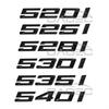 Auto 3D ABS Kofferraum Buchstaben Logo Plakette Emblem Aufkleber Für 5er Serie 520i 525i 528i 530i 535i 540i E39 E60 E61 F10 F11 G30