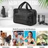 Dual-Zip Design Mesh Shower Caddy Tote Bag Cosmetic Storage Bag Multifunctional Shower Bag Large Capacity