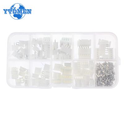 230pcs JST XH2.54 Terminals 2p 3p 4p 5pin 2.54mm Pitch Terminal Male and Female Housing Kit Pin Connector Terminal Connector Kit