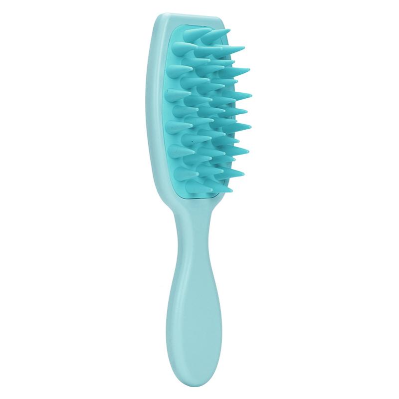 1PCS Handle Shampoo Brush Soft Hair Care Silicone Scalp Massage Comb Shower Hair Extended Cleaning Brush Body Hair Scrubber