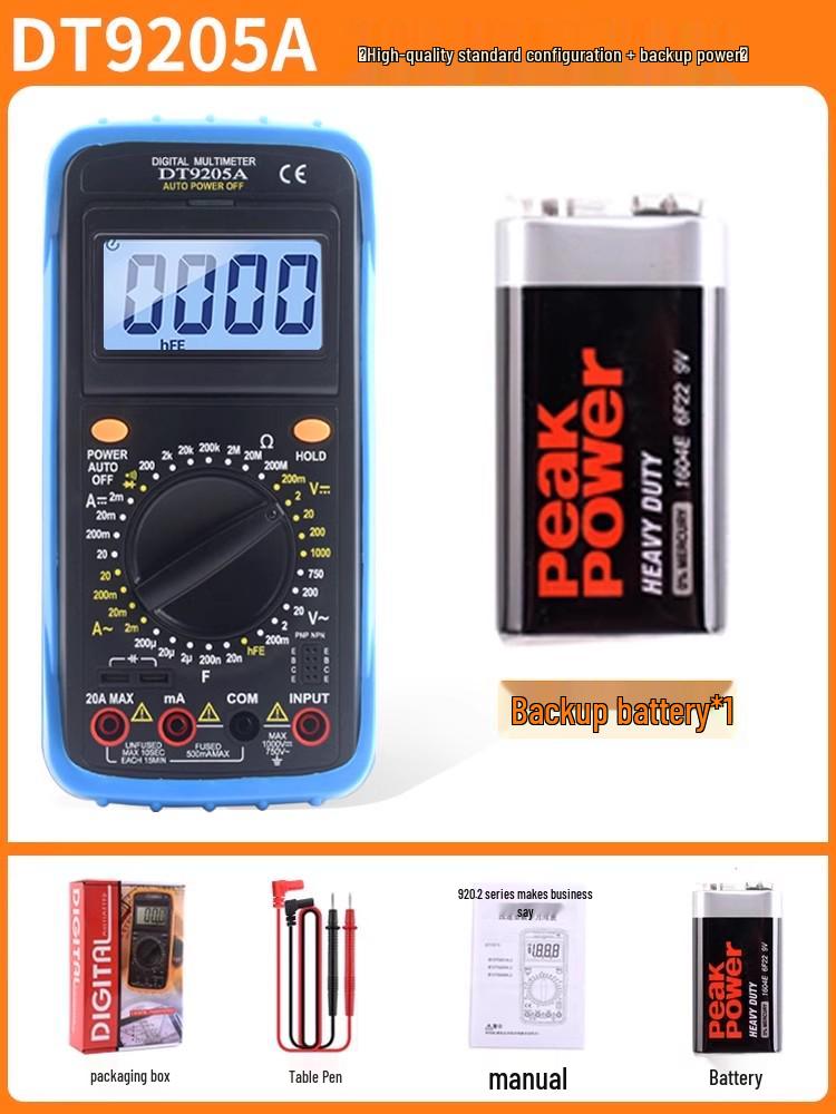 Digital High-Precision Anti-Burn Multimeter Set for Home Use