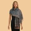 Autumn Winter New Luxury Cashmere Pashmina Shawl For Women Soft Warm Scarf Jacquard Tassel Printed Stole Wrap Elegant
