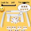 Cartoon Expression Mahjong Table Game: Puzzle & Connect-the-Dots Card Set for Children and Parent-Child Interaction, Indoor/Outdoor Fun