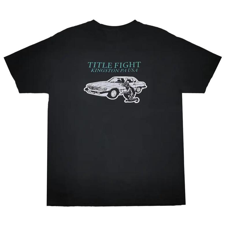 Vintage Title Fight Logo Short Sleeve Cotton Black All Size Shirt Unisex T-Shirt S