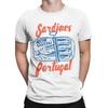 Les Sardines Konservenfisch Grafik T-Shirts für Herren Fischer Vintage Reine Baumwolle T-Shirt Kurzarm T-Shirts 4XL 5XL Kleidung