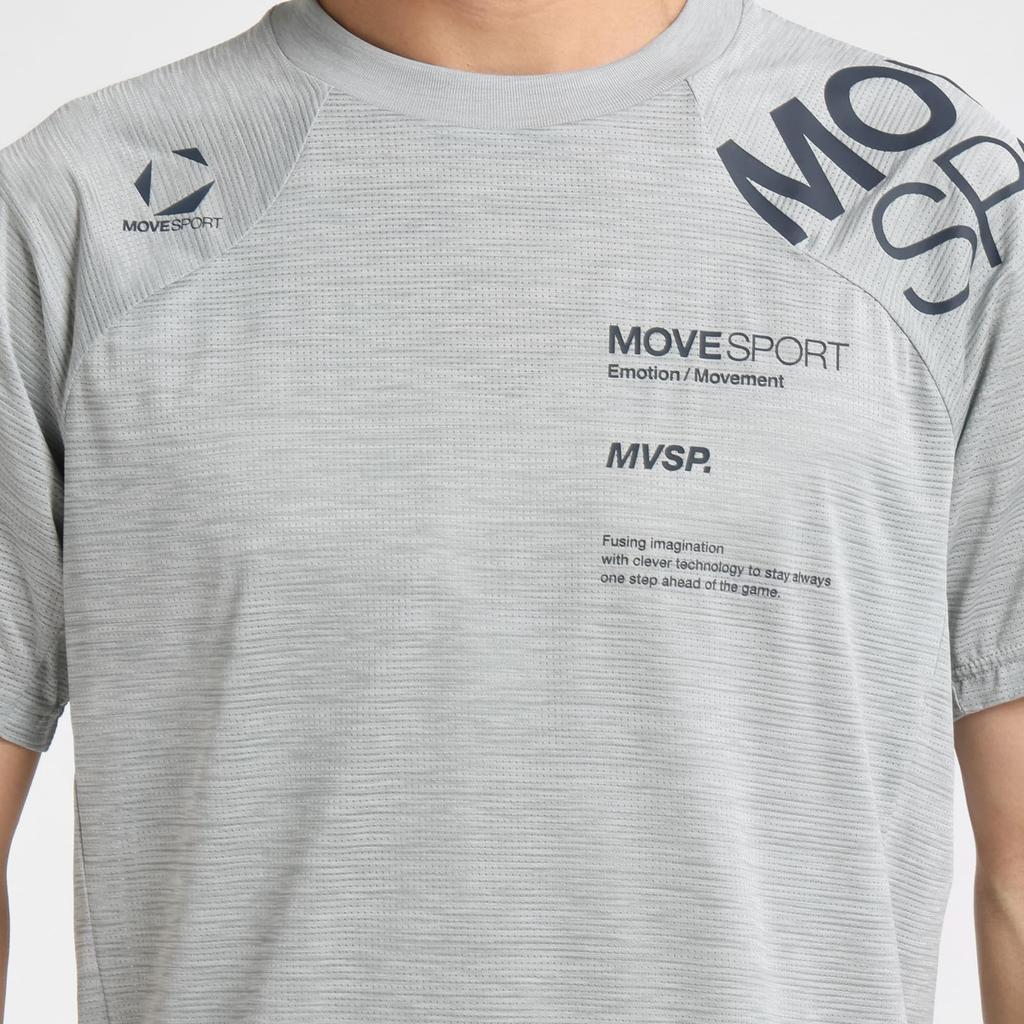 Move Sports Short Sleeve Shirt BRZ+ ST5SHTZ2MB_GY01_L
