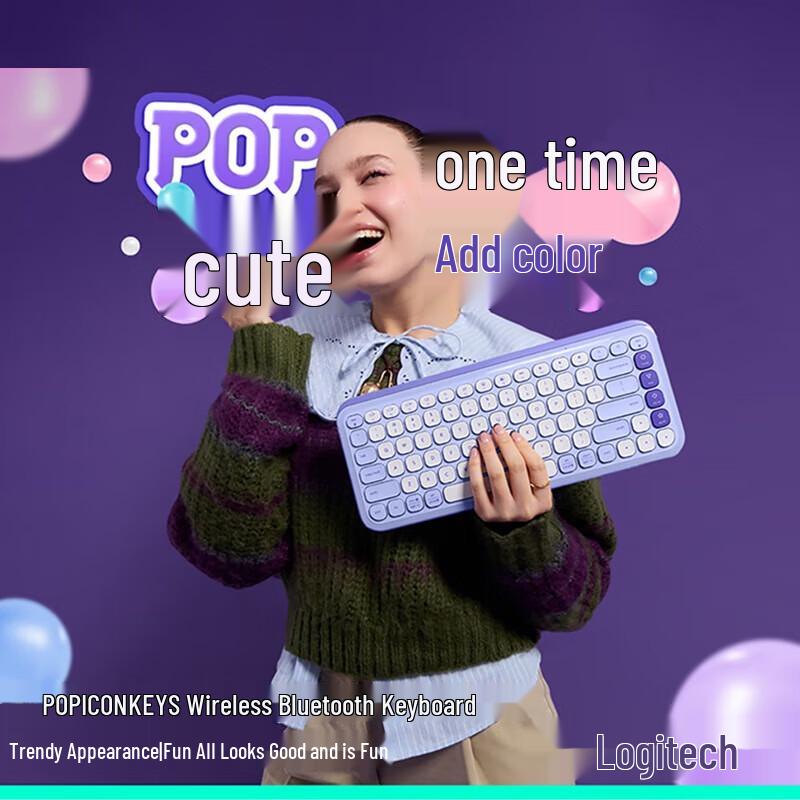 Logitech POP ICON KEYS Wireless Bluetooth Keyboard