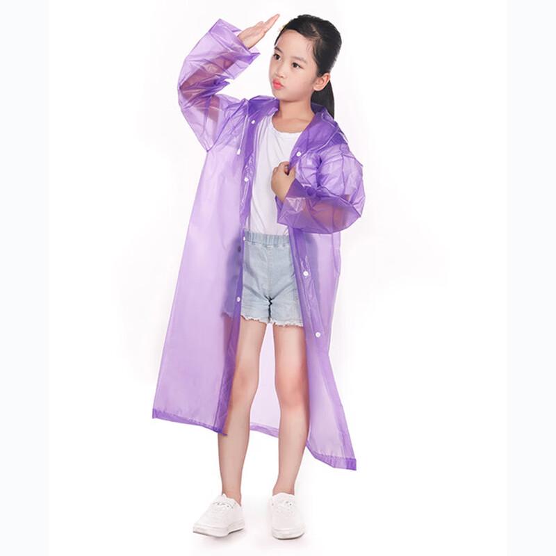 AOLANSI Kids  Frosted Plastic Rain Poncho
