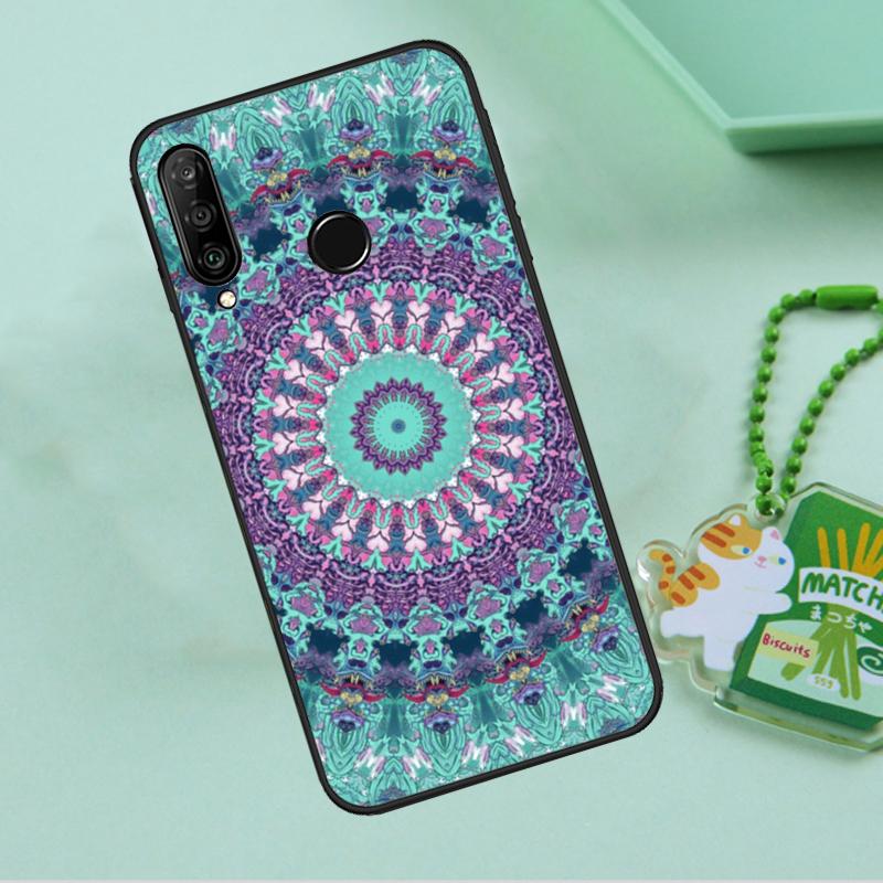 Floral Flower Mandala Design For Huawei Nova 12s 12i 11i 7i 8i 9 10 SE Y91 Y90 Y60 Y70 Y72 Y61 P60 Pro P30 P40 Lite Case